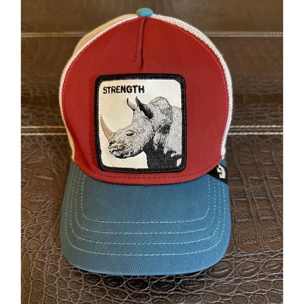 Goorin Bros The Farm Trucker Baseball Snapback Hat Cap On The Strength Rhino